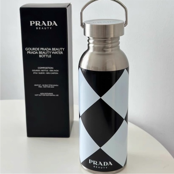 Prada Other - PRADA Beauty Black & White Water Bottle
